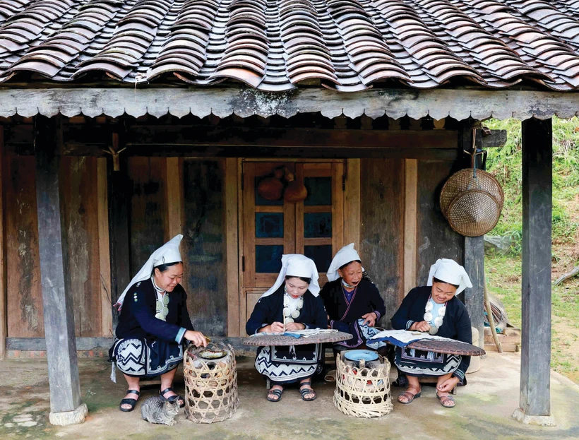 ចាប់ពីឆ្នាំ ២០២០ ដល់បច្ចុប្បន្ន មាន ៧/៣៥ គ្រួសារនៅភូមិ ហ្វាយខាវ ឃុំ ក្វាងថាញ់ស្រុក ង្វៀនប៊ិញ ធ្វើអាជីវកម្មសេវាកម្ម homestay