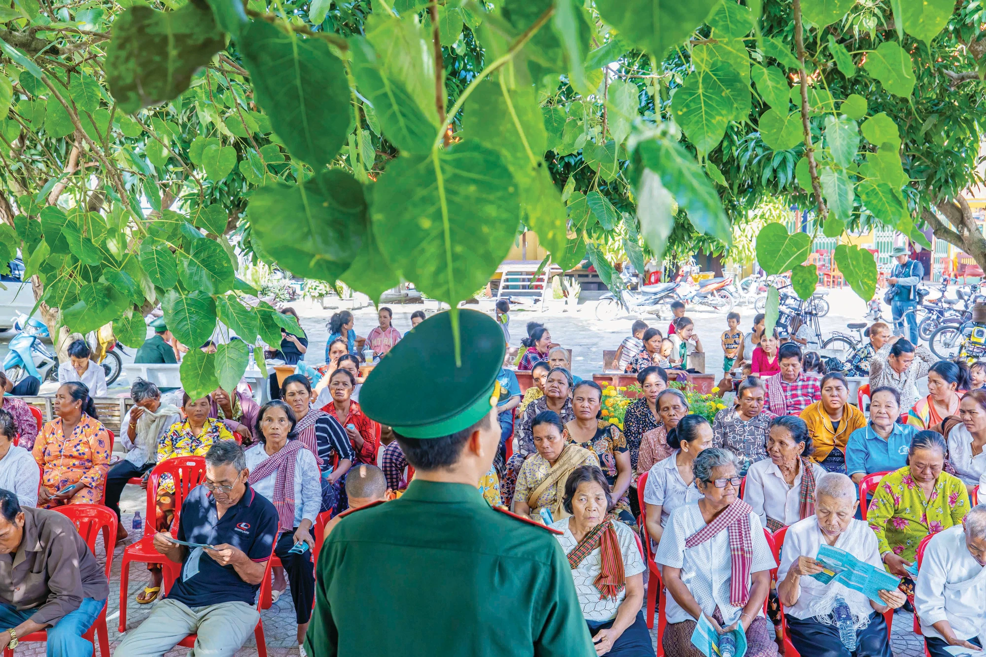 ប្រជាជនសាន្ដត្រាណរក្សាដែនដីជាយដែន